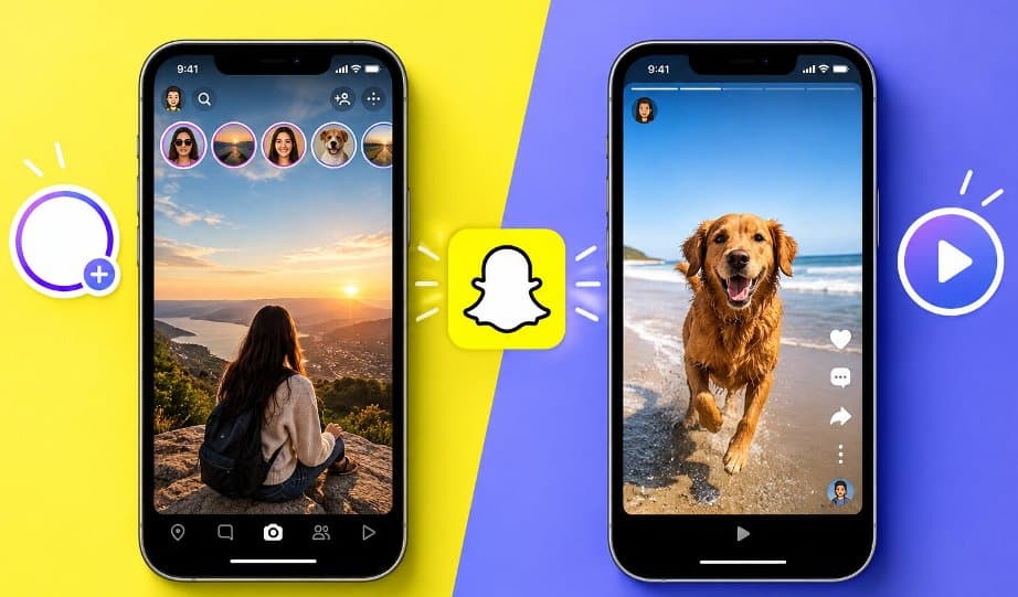 Snapchat Story vs Spotlight